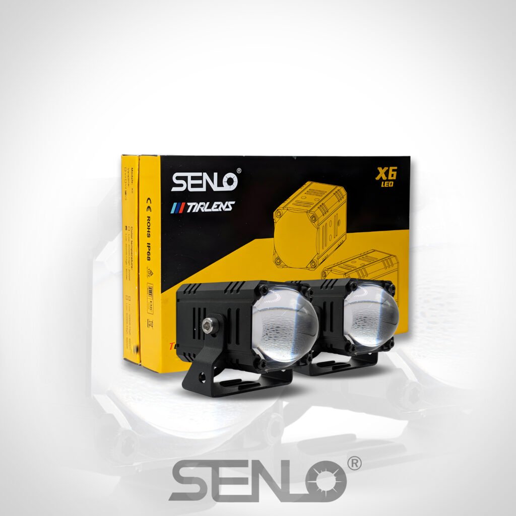 SENLO X6 PREMIUM MINI DRIVING LIGHT 100W LIGHTING POWER